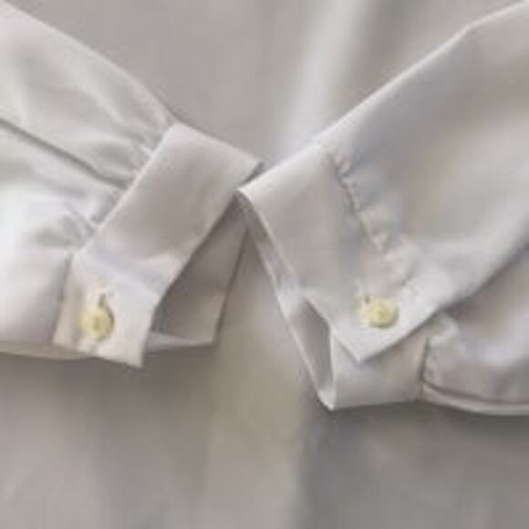 Vintage sentiments of California White Lace Collar Blouse size medium - Picture 7 of 12